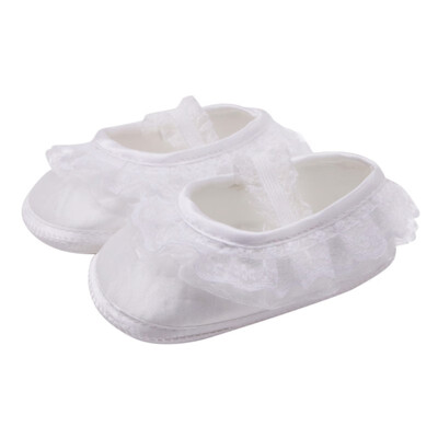 

Baby Girls Shoes Cute Cotton Cotton Anti-skip Sole Shoes for Baby Toddler Shoes Lace Flowers Footwear