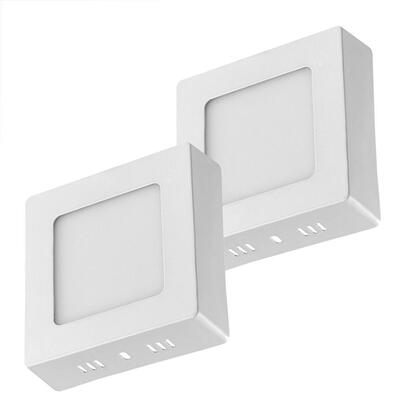 

2pcs 6W Square LED Surface Mounted Ceiling Down Panel Lights Bathroom Lamp