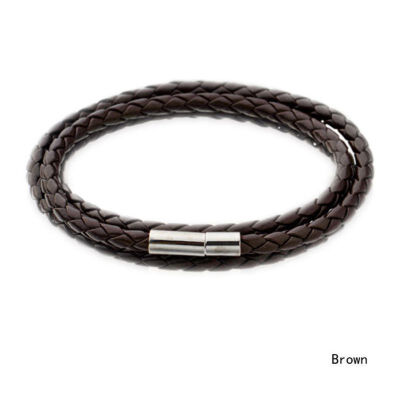 

Leather Bracelet Men Women Multilayer Woven Bracelet Leather Cord Rope Twist Bangle Jewelry Fabulous