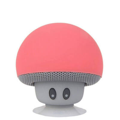 

mini Cartoon Mushroom Blutooth Speaker Wireless Bluetooth 42 Speakers MP3 Player with Mic Stereo for PC Mobile Phone