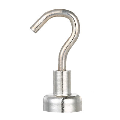 

10pcs Magnetic Hooks Magnet Hanging Hook Heavy Duty Neodymium Magnet Hook Set of 10pcs Magnetic Single Hook