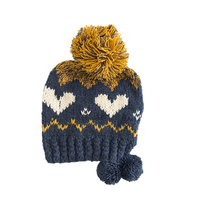 

Tailored Cable Knitted Bobble Hat Plain Mens Womens Beanie Warm Winter Pom Wooly Cap