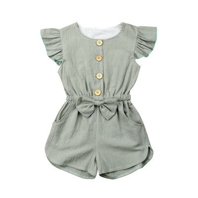 

Summer Toddler Kids Girls Ruffle Romper Bodysuit Jumpsuit Outfit Clothes Sunsuit