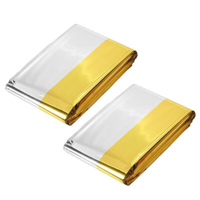 

210130CM Emergency Blanket Survival Rescue Thermal Insulation Curtain Outdoor Life-saving Emergency Equipment