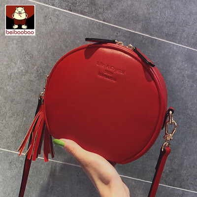 

Ins new small bag 2019 new Korean pure color simple small round bag Joker shoulder Messenger bag