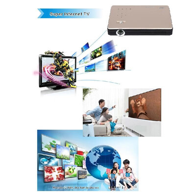 

Andoer M1 Portable Full HD 1080P 1000 Lumens DLP Projector Android 442 Contrast Ratio 100001 Wi-Fi 3D HDMI VGA USB for Busines