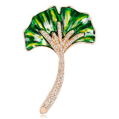 

Enamel Brooch Carton Fruit Ginkgo Alloy Brooches Corsage For Women Scarf Pin Men Jewelry