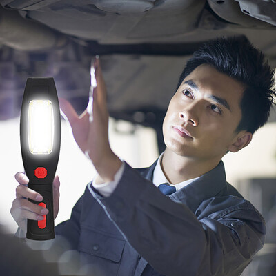 

〖Follure〗USB COB LED Magnetic Work Light Car Garage Mechanic Home Rechargeable Torch Lamp