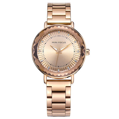 

BOFUTE Womens Watch Business Watches Japanese Movement Waterproof Metal Steel Strip 0040L