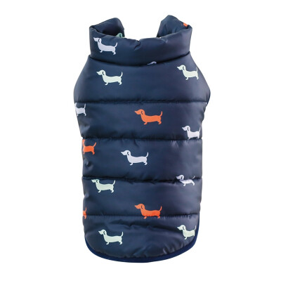

Cool Pet Dog Warm Cloth British Style Jacket Coats with Fur Collar Small Medium Dogs Puppy Autumn Winter Cloth Dog Clothes