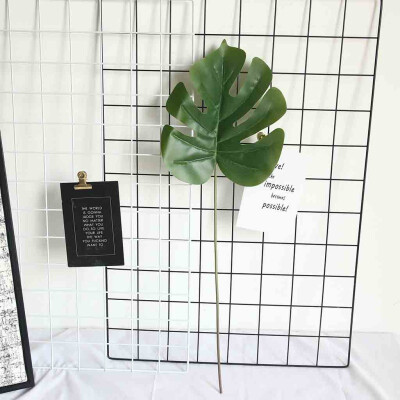 

Gobestart Artificial Palm Fern Turtle Leaf Plant Tree Branch Green Wedding Home Decor