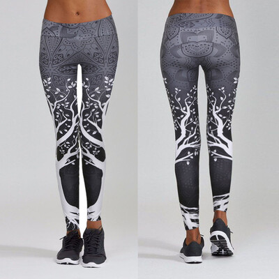 

Tailored Women Printed Sports Yoga Workout Gym Fitness Exercise Athletic Pants