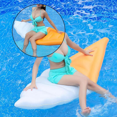 

Greensen Water Inflatable Toy Ice Cream Swimming Floating Bed PVC Floating Row