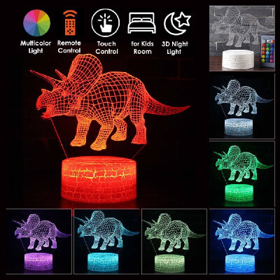 

Unicorn & Heart-shaped 3D LED Night Light Touch Control Decorative LED Bedside Light Table Lamp Remote Control Dimmable Night Ligh