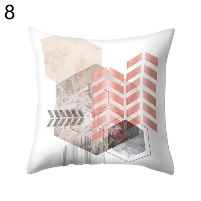 

Geometric Round Triangle Pillow Cover Cushion Case Car Sofa Bedroom Hotel Decor