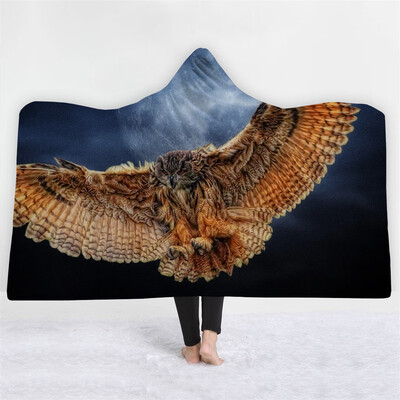 

Gobestart Hooded Blanket Cloak Magic Hat Blanket Nap Blanket Air Conditioning Blanket