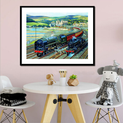 

Toponeto 5D Embroidery Paintings Rhinestone Pasted DIY Diamond Painting Cross Stitch