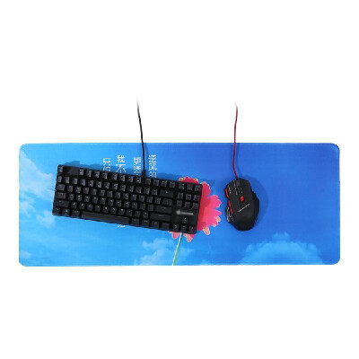 

Extra Large Mouse Pad Anti-Slip Mouse Mat Rubber Desk Keyboard Mouse Mat Game Office Mousepad for Laptop Computer