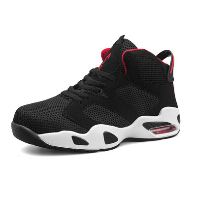 

Trends couple mesh cloth basketball shoes air cushion sports shoes big children shoes shock absorber men&women shoes