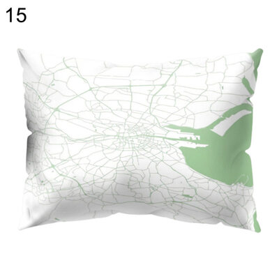 

Flower Leaf Bird Pillow Case Cushion Cover Sofa Bed Car Cafe Office Decoration