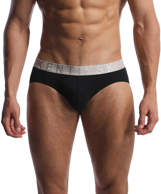 

Inskentin Mens 3 Pack Low Rise Cotton Knit Pouch Hip Briefs Quick Dry Tagless Comfortable Sexy Underwear