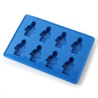 

Cake Moulds Lego Robot Building Bricks Silicone Ice Cube Tray Candy Chocolate Puncake Mold Baking Tools Bakeware