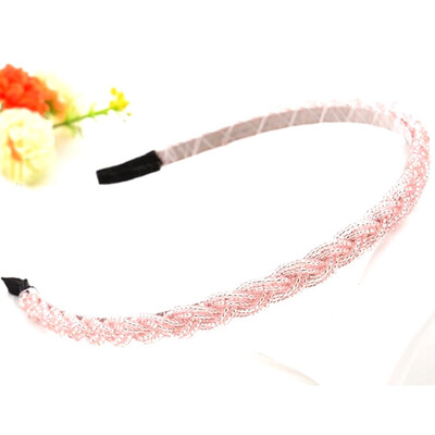 

Rushed Unisex Korean Beaded Headband Twist Fine Pearl Hair Accessories Wholesale Import Of South Female Headdress