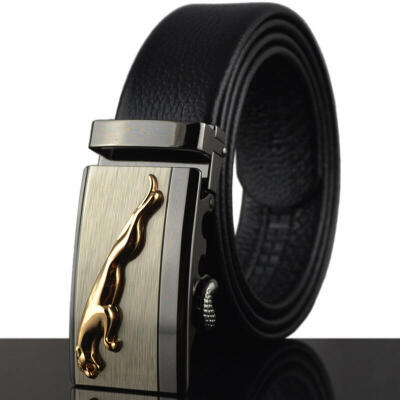 

new Cowhide Genuine Leather Belts For Men Luxury Automatic Buckle Black Cinturones Hombre designer belts mens high quality belt