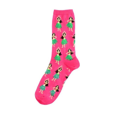 

2019 New fashion lady cartoon animal socks cute creative flower animals cat dog printed cotton socks