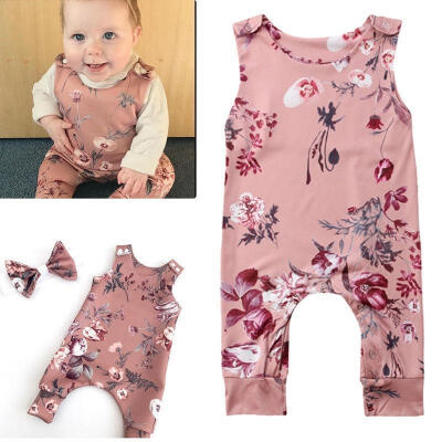 

Cotton Newborn Kids Baby Girls Romper Bodysuit Jumpsuit Clothes Sunsuit Outfits