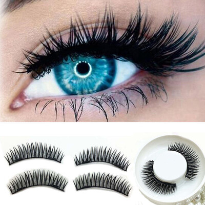 

〖Follure〗1 Pair 3D Magnetic False Eyelashes Lashes Reusable False Magnet