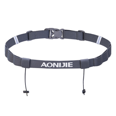 

Triathlon Marathon Race Number Belt Outdoor Sports Motor Running Cycling Waist Pack Pouch Number Holder Sticker Clip with Gel Loop