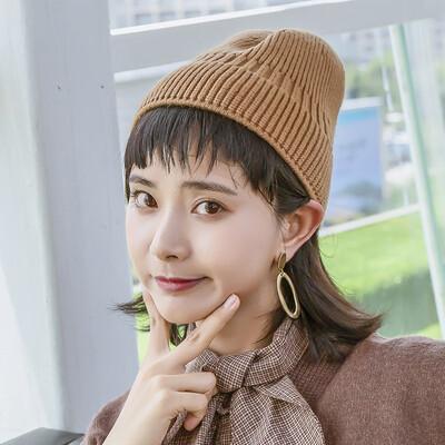 

Hat lady autumn&winter new wool hat Korean version of the tide net red pointed-tip hat couple hundred swarm ear cold hat man
