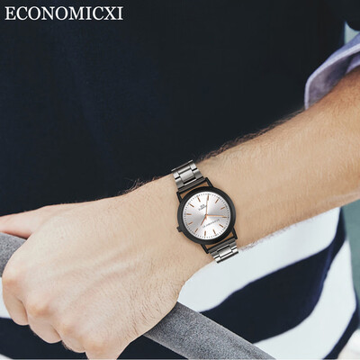 

Gobestart Cool Mens Stainless Steel Quartz Analog Waterproof Wristwatches