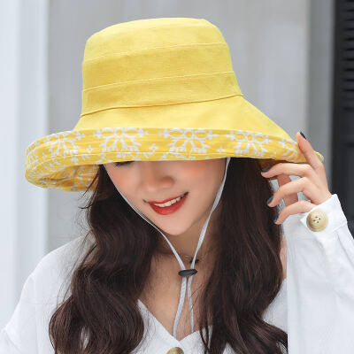 

Spring&Autumn Joker Sun visor Hat Korean version of UV visor Hat womens large brim Hat fisherman Hat