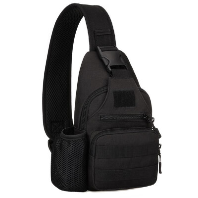 

Outdoor MilitaryWater Bottle Bags Riding Camouflage Nylon Men Chest Bag Tactic Bike Cycling Travel Riding Shoulder Bag With USB