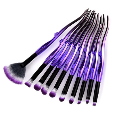 

〖Follure〗10pcs Pro Makeup Brushes Set Foundation Powder Eyeshadow Eyeliner Lip Brush Tool