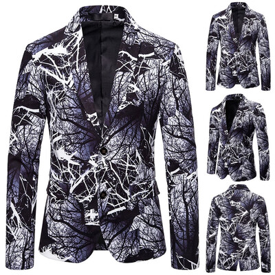 

Toponeto Mens Winter Fashion Business Casual Wedding Long Sleeve Button Tops Jacket Coat
