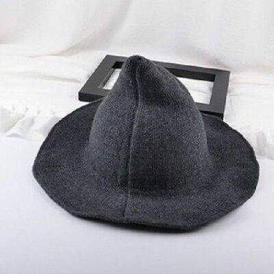 

Modern Witch Hat Made From High Quality Sheep Wool Halloween Party Witch Hats