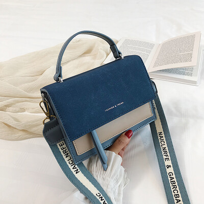 

Net red leisure bag simple frosted broadband portable womens bag new 2019 Joker shoulder slung small square bag