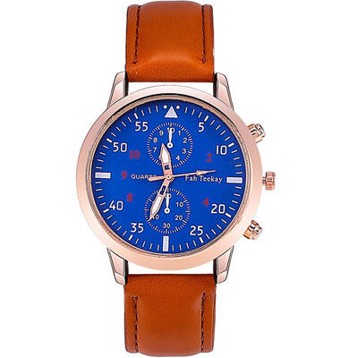 

2018 Fashion Sport Watch Mens Leather Band Stainless Steel Analog Quartz Wristwatch Male Man Military Watches Reloj Hombre