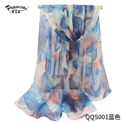 

2017 new georgette maple leaf scarf painted scarves ladies headscarves AliExpress eaby supply
