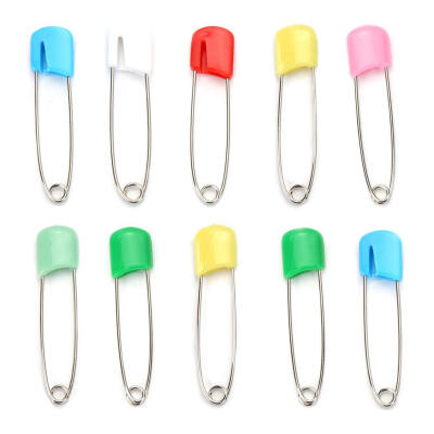 

Stainless Steel Safety Pins Brooch Holder Safe Secure Clips for Baby Diaper