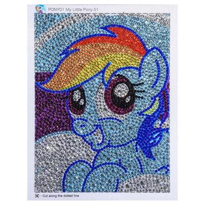 

Siaonvr DIY Full Diamond Cartoon Painting Special Diamond Shaped Rhinestone Embroidery