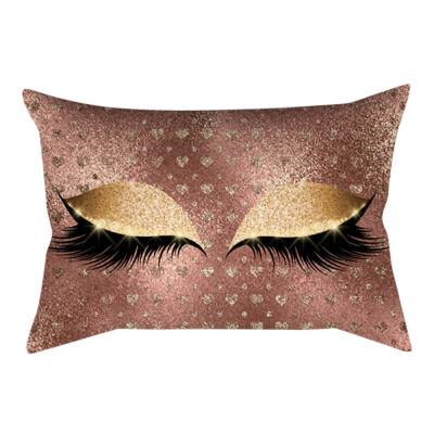 

〖Follure〗Eyelash Out Soft Velvet Cushion Cover 30x50cm Marble Pillow Cases