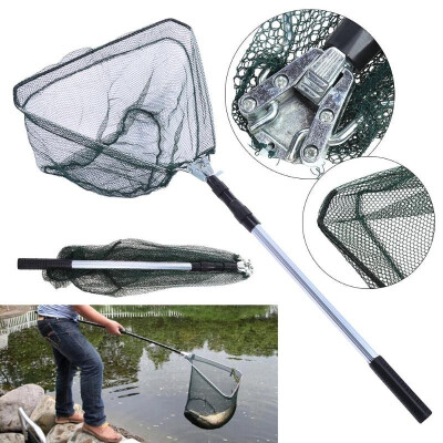 

Telescopic Folding Fishing Landing Net Extending Tele Pole Micro Mesh