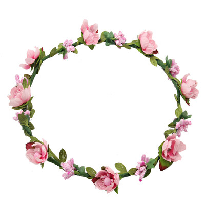 

Fashion Holiday Headwear With Leaf Plum Wreath Bride Bridesmaid Wedding Wreath Wedding Flower