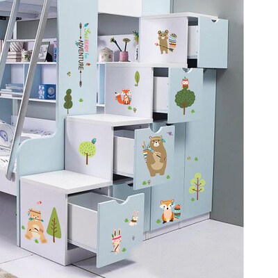 

〖Follure〗DIY Animal Family Removable Wall Decal Family Home Sticker Mural Art Home Decor