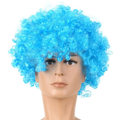 

Soccer Fans Wig Explosion Curly Hairpiece Party Decoration Carnival Headwear Wigs