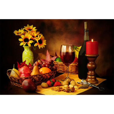 

5D DIY Full Drill Diamond Painting Abundant Dinner Cross Stitch Embroidery